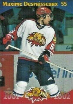 2001-02 Moncton Wildcats (QMJHL) #21 Maxime Desruisseaux Front