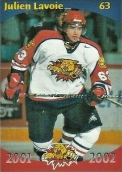 2001-02 Moncton Wildcats (QMJHL) #22 Julien Lavoie Front