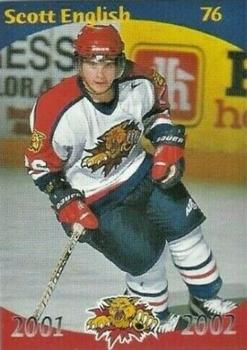 2001-02 Moncton Wildcats (QMJHL) #23 Scott English Front