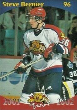 2001-02 Moncton Wildcats (QMJHL) #25 Steve Bernier Front