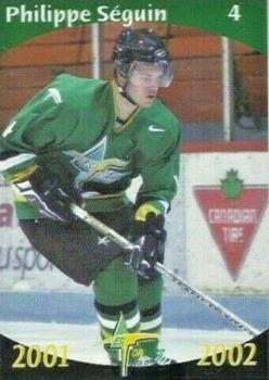 2001-02 Val-d'Or Foreurs (QMJHL) #1 Philippe Seguin Front