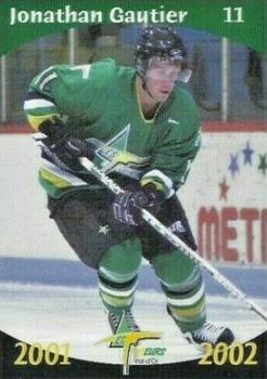 2001-02 Val-d'Or Foreurs (QMJHL) #6 Jonathan Gautier Front