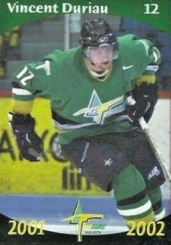 2001-02 Val-d'Or Foreurs (QMJHL) #7 Vincent Duriau Front