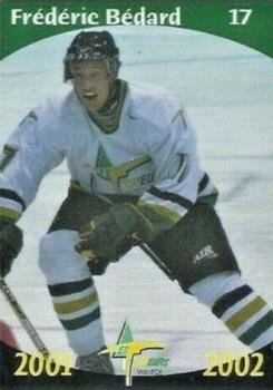 2001-02 Val-d'Or Foreurs (QMJHL) #10 Frederick Bedard Front