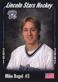 2001-02 Lincoln Stars (USHL) Traded #2T Mike Dagel Front