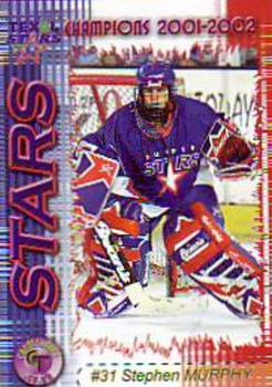 2001-02 Cardtraders Dundee Stars (EIHL) #15 Stephen Murphy Front
