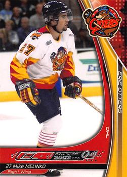 2003-04 Extreme Erie Otters (OHL) #NNO Mike Melinko Front