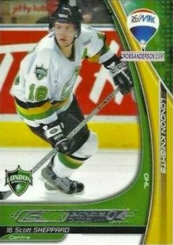 2003-04 Extreme London Knights (OHL) #NNO Scott Sheppard Front