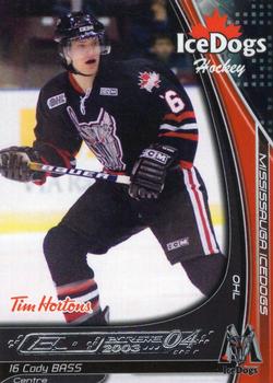 2003-04 Extreme Mississauga IceDogs (OHL) #NNO Cody Bass Front