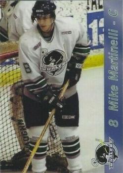 2003-04 Plymouth Whalers (OHL) #12 Mike Martinelli Front