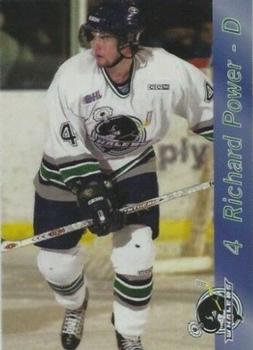 2003-04 Plymouth Whalers (OHL) #18 Richard Power Front