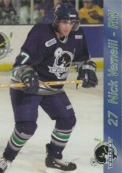 2003-04 Plymouth Whalers (OHL) #22 Nick Vernelli Front
