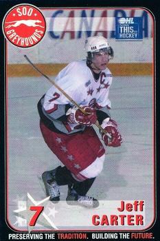 2003-04 Sault Ste. Marie Greyhounds (OHL) #NNO Jeff Carter Front
