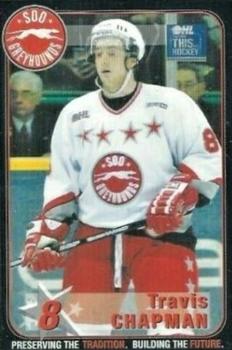 2003-04 Sault Ste. Marie Greyhounds (OHL) #NNO Travis Chapman Front