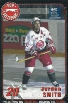 2003-04 Sault Ste. Marie Greyhounds (OHL) #NNO Jordan Smith Front