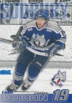 2003-04 Action Sudbury Wolves (OHL) #NNO Luke Dubbin Front