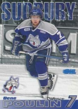 2003-04 Action Sudbury Wolves (OHL) #NNO Dene Poulin Front