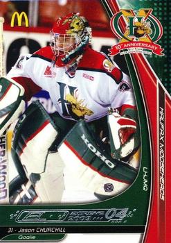 2003-04 Extreme Halifax Mooseheads (QMJHL) #NNO Jason Churchill Front