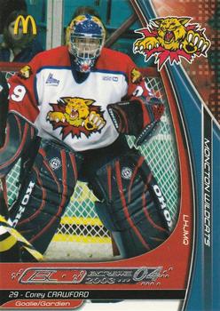 2003-04 Extreme Moncton Wildcats (QMJHL) #NNO Corey Crawford Front