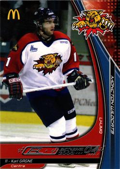 2003-04 Extreme Moncton Wildcats (QMJHL) #NNO Karl Gagne Front