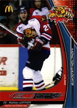 2003-04 Extreme Moncton Wildcats (QMJHL) #NNO Mathieu Wathier Front