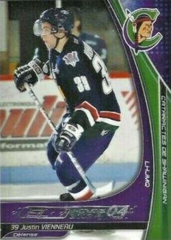 2003-04 Extreme Shawinigan Cataractes (QMJHL) #NNO Justin Vienneau Front