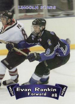 2003-04 Blueline Booster Club Lincoln Stars (USHL) #5 Evan Rankin Front