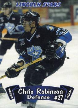 2003-04 Blueline Booster Club Lincoln Stars (USHL) Update #35 Chris Robinson Front