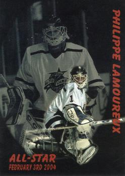 2003-04 Blueline Booster Club Lincoln Stars (USHL) Update #44 Jean-Philippe Lamoureux Front