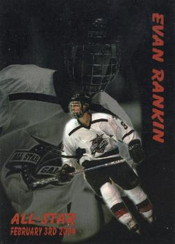 2003-04 Blueline Booster Club Lincoln Stars (USHL) Update #45 Evan Rankin Front