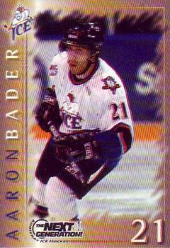 2003-04 BC Hydro Kootenay Ice (WHL) #3 Aaron Bader Front