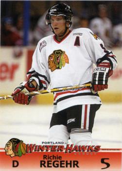 2003-04 Portland Winterhawks (WHL) #NNO Richie Regehr Front