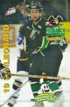 2003-04 Prince Albert Raiders (WHL) #NNO Seth Leonard Front