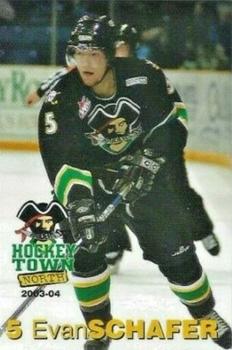 2003-04 Prince Albert Raiders (WHL) #NNO Evan Schafer Front