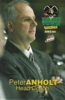 2003-04 Prince Albert Raiders (WHL) #NNO Peter Anholt Front
