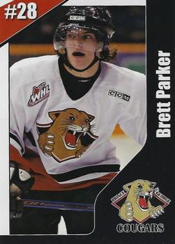 2003-04 Canadian Springs Prince George Cougars (WHL) #17 Brett Parker Front