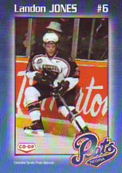 2003-04 Co-op Regina Pats (WHL) #NNO Landon Jones Front