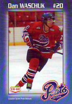 2003-04 Co-op Regina Pats (WHL) #NNO Dan Waschuk Front