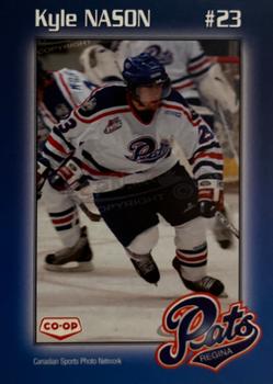2003-04 Co-op Regina Pats (WHL) #NNO Kyle Nason Front