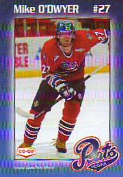 2003-04 Co-op Regina Pats (WHL) #NNO Mike O'Dwyer Front