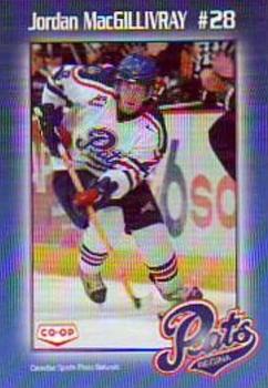 2003-04 Co-op Regina Pats (WHL) #NNO Jordan McGillivray Front