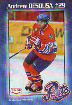2003-04 Co-op Regina Pats (WHL) #NNO Andrew DeSousa Front