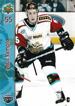 2003-04 Cardtraders Belfast Giants (EIHL) #NNO Paul Sample Front