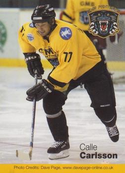 2003-04 Nottingham Panthers (EIHL) #NNO Calle Carlsson Front