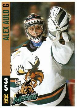 2004-05 Husky/Mohawk Manitoba Moose (AHL) #NNO Alex Auld Front