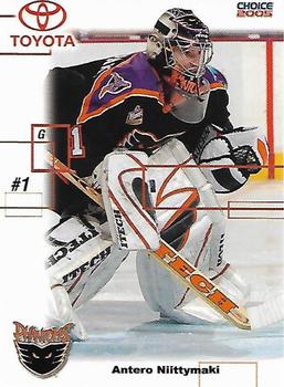2004-05 Choice Philadelphia Phantoms (AHL) #12 Antero Niittymaki Front