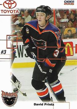 2004-05 Choice Philadelphia Phantoms (AHL) #14 David Printz Front
