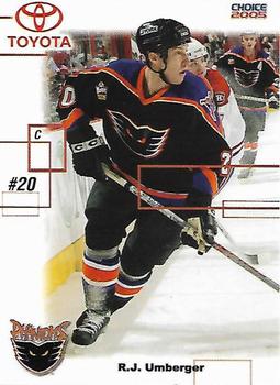 2004-05 Choice Philadelphia Phantoms (AHL) #23 R.J. Umberger Front