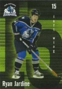 2004-05 Heroes & Fantasies San Antonio Rampage (AHL) #NNO Ryan Jardine Front