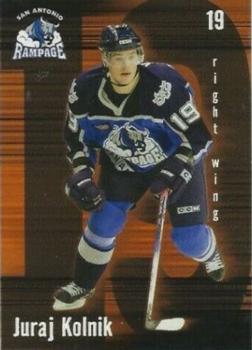 2004-05 Heroes & Fantasies San Antonio Rampage (AHL) #NNO Juraj Kolnik Front